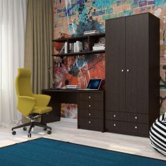 Шкаф Нина (М6) Венге в Нягани - nyagan.mebel24.online | фото