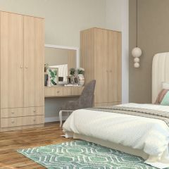Шкаф Нина (М6) Ясень шимо светлый в Нягани - nyagan.mebel24.online | фото