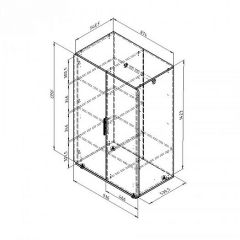 Шкаф Дельта Лофт-13.01 Дуб Ирладндский в Нягани - nyagan.mebel24.online | фото 3