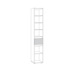 Шкаф с ящиком 13.202 Сидней в Нягани - nyagan.mebel24.online | фото 2