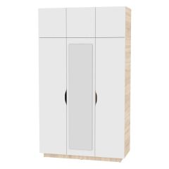 Шкаф с зеркалом "Аврора (H21_M)" в Нягани - nyagan.mebel24.online | фото