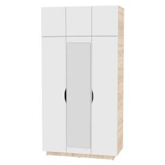Шкаф с зеркалом "Аврора (H23_M)" в Нягани - nyagan.mebel24.online | фото