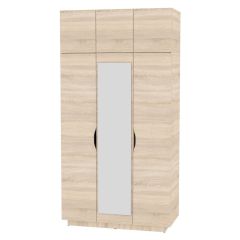 Шкаф с зеркалом "Аврора (H23_M)" в Нягани - nyagan.mebel24.online | фото 5