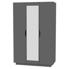 Шкаф с зеркалом "Аврора (H24_M)" в Нягани - nyagan.mebel24.online | фото 3