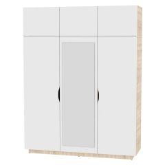 Шкаф с зеркалом "Аврора (H29_M)" в Нягани - nyagan.mebel24.online | фото 3