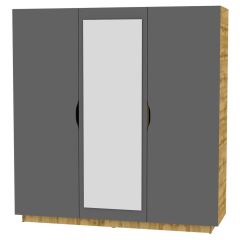 Шкаф с зеркалом "Аврора (H30_M)" в Нягани - nyagan.mebel24.online | фото 19
