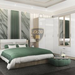 СОФИ СШК1600.1Шкаф 4-х ств с2мя зерк, 2 ящиками в Нягани - nyagan.mebel24.online | фото 3