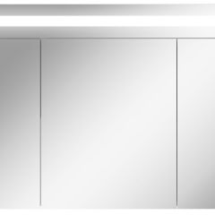 Шкаф-зеркало Аврора 100 с подсветкой LED Домино (DV8012HZ) в Нягани - nyagan.mebel24.online | фото 1