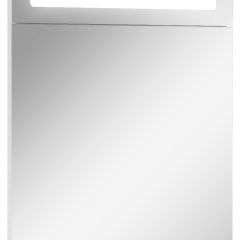 Шкаф-зеркало Аврора 55 левый с подсветкой LED Домино (DV8003HZ) в Нягани - nyagan.mebel24.online | фото