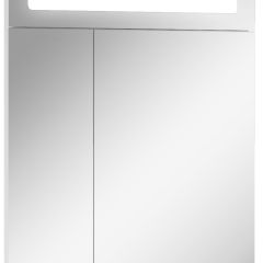 Шкаф-зеркало Аврора 60 с подсветкой LED Домино (DV8005HZ) в Нягани - nyagan.mebel24.online | фото 1