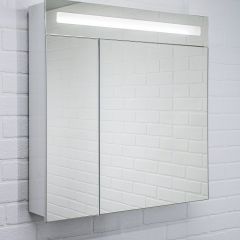 Шкаф-зеркало Аврора 65 с подсветкой LED Домино (DV8006HZ) в Нягани - nyagan.mebel24.online | фото 6