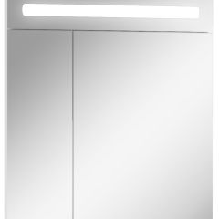 Шкаф-зеркало Аврора 65 с подсветкой LED Домино (DV8006HZ) в Нягани - nyagan.mebel24.online | фото 1