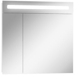 Шкаф-зеркало Аврора 70 с подсветкой LED Домино (DV8007HZ) в Нягани - nyagan.mebel24.online | фото 1