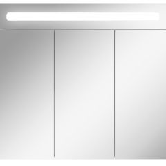 Шкаф-зеркало Аврора 80 с подсветкой LED Домино (DV8009HZ) в Нягани - nyagan.mebel24.online | фото 4