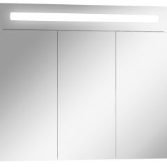Шкаф-зеркало Аврора 80 с подсветкой LED Домино (DV8009HZ) в Нягани - nyagan.mebel24.online | фото 1