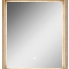 Шкаф-зеркало Nice 60 с подсветкой Домино (DN4706HZ) в Нягани - nyagan.mebel24.online | фото 2