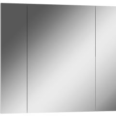 Шкаф-зеркало Норма 80 3 двери АЙСБЕРГ (DA1626HZ) в Нягани - nyagan.mebel24.online | фото 1