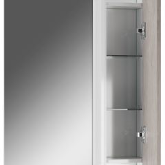 Шкаф-зеркало Uno 60 Дуб серый левый/правый Домино (DU1503HZ) в Нягани - nyagan.mebel24.online | фото 4