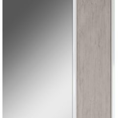 Шкаф-зеркало Uno 60 Дуб серый левый/правый Домино (DU1503HZ) в Нягани - nyagan.mebel24.online | фото 5