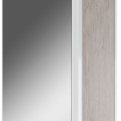 Шкаф-зеркало Uno 60 Дуб серый левый/правый Домино (DU1503HZ) в Нягани - nyagan.mebel24.online | фото