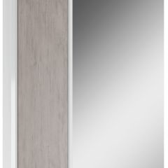 Шкаф-зеркало Uno 60 Дуб серый левый/правый Домино (DU1503HZ) в Нягани - nyagan.mebel24.online | фото 2