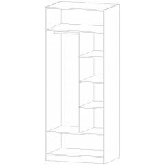 ДИАНА Шкаф 2-х створчатый в Нягани - nyagan.mebel24.online | фото 2