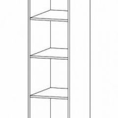 ГАММА Спальный гарнитур (модульный) дуб вотан в Нягани - nyagan.mebel24.online | фото 6