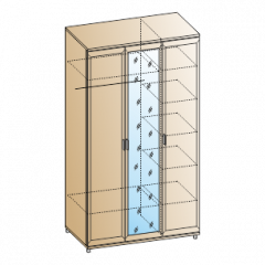 Спальня Мелисса композиция 3 (Снежный Ясень) в Нягани - nyagan.mebel24.online | фото 4