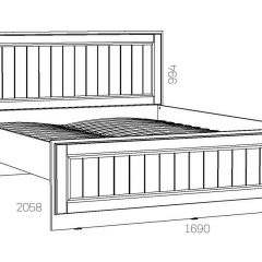 НМ 040.34 Х (1600) Кровать "Оливия" в Нягани - nyagan.mebel24.online | фото 2