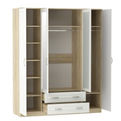 НМ 011.84 Х Шкаф комбинированный "Оливия" в Нягани - nyagan.mebel24.online | фото 2