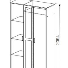 Спальный гарнитур МСП-1 (Ясень Анкор светлый) 1400 в Нягани - nyagan.mebel24.online | фото 9