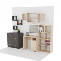 Стеллаж 8 секций (дуб сонома) в Нягани - nyagan.mebel24.online | фото 5