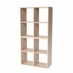 Стеллаж 8 секций (дуб сонома) в Нягани - nyagan.mebel24.online | фото