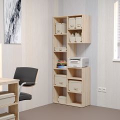 Стеллаж Элемент-2 (дуб сонома) в Нягани - nyagan.mebel24.online | фото 3