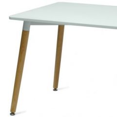 Стол Barneo T-10 (столешница RAL9003 белый, каркас светлый) в Нягани - nyagan.mebel24.online | фото 2