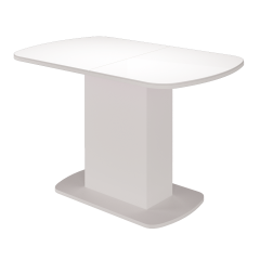 Стол обеденный Соренто 2 раздвижной (Белый) в Нягани - nyagan.mebel24.online | фото 2