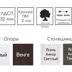 Стол раскладной Ялта (опоры массив резной) в Нягани - nyagan.mebel24.online | фото 8