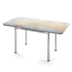 Стол раздвижной-бабочка Трилогия с фотопечатью Доска D110 в Нягани - nyagan.mebel24.online | фото
