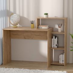 Стол с полкой (ЛДСП дуб крафт золотой) в Нягани - nyagan.mebel24.online | фото