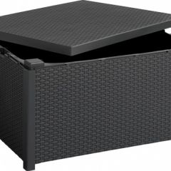 Стол-сундук Арика (Arica storage table) графит в Нягани - nyagan.mebel24.online | фото 2