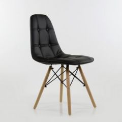 Стул Barneo N-43 Pulsante PU черный в Нягани - nyagan.mebel24.online | фото 2