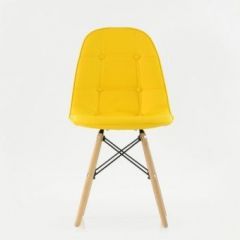 Стул Barneo N-43 Pulsante PU желтый в Нягани - nyagan.mebel24.online | фото 2