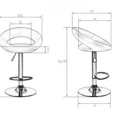 Стул барный DOBRIN MIRA LM-5001 (черный) в Нягани - nyagan.mebel24.online | фото 3