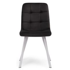 Стул на металлокаркасе Bruk dark gray / white в Нягани - nyagan.mebel24.online | фото 2