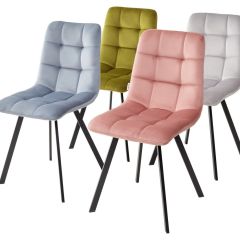 Стул CHILLI SQUARE BLUVEL-03 светло-серый, велюр / черный каркас М-City в Нягани - nyagan.mebel24.online | фото 8