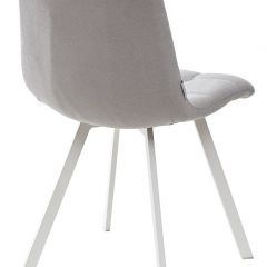 Стул CHILLI SQUARE UF860-02B серо-голубой, ткань/ белый каркас М-City в Нягани - nyagan.mebel24.online | фото 3