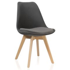 Стул деревянный Bonuss dark gray / wood в Нягани - nyagan.mebel24.online | фото