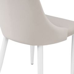 Стул на металлокаркасе Kora white / beige в Нягани - nyagan.mebel24.online | фото 10