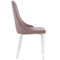 Стул на металлокаркасе Kora white / light purple в Нягани - nyagan.mebel24.online | фото 3