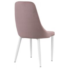 Стул на металлокаркасе Kora white / light purple в Нягани - nyagan.mebel24.online | фото 4